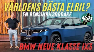 Världens bästa elbil? En bensinbilsdödare. Nu kommer BMW Neue Klasse iX3.