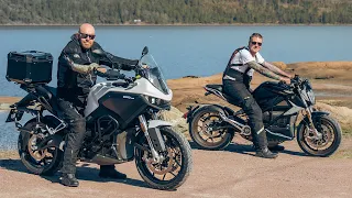 Duell: Bøllete caféracer vs motorsyklenes svar på SUV