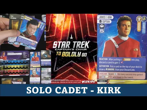 DGA Plays Board Games: Star Trek: Captain's Chair - Solo / Cadet Practice #3 (Kirk)