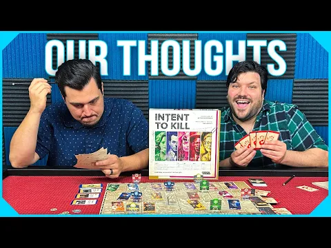Intent To Kill | Our Thoughts | Board Game Review