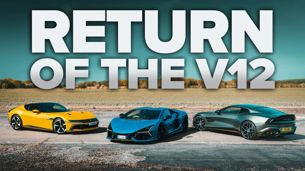Lamborghini Revuelto vs Aston Martin Vanquish vs Ferrari 12Cilindri | Why nothing beats a V12