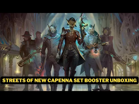 Magic: The Gathering Streets of New Capenna Set Booster Unboxing