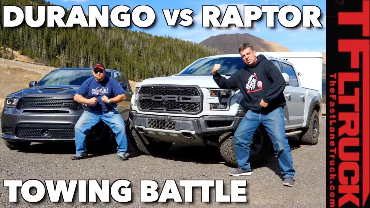 Raptor vs Durango SRT Take On the World's Toughest Towing Test!