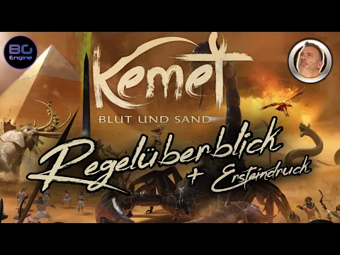 KEMET - Blut & Sand - Regelüberblick - Frosted Games - Pegasus Spiele - Matagot - Brettspiele
