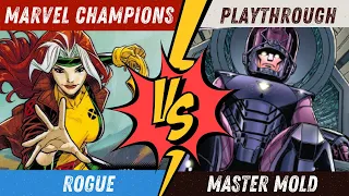 Rogue Vs Master Mold (Expert) | Deck by @VillainTheory | Marvel Champions Playthrough