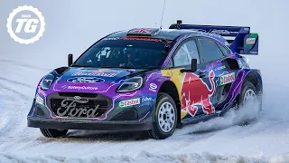 Behind The Scenes: Capturing the Ford Puma Hybrid Rally1 on a Drone | Top Gear Series 32
