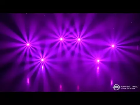 Product video thumbnail for ADJ American DJ Focus Spot Three Z Pearl LED Moving Head Light