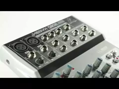 Product video thumbnail for Behringer Xenyx Q802USB 8-Input Mixer with Gator Bag