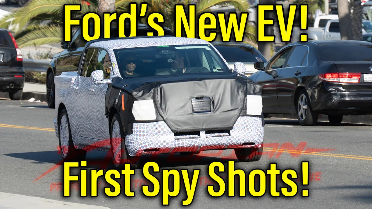 First SPY SHOTS of Ford's $30k EV Truck!!!