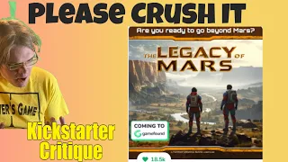 Terraforming Mars: The Legacy of Mars (B+) Hype Overload - Kickstarter Critique Review