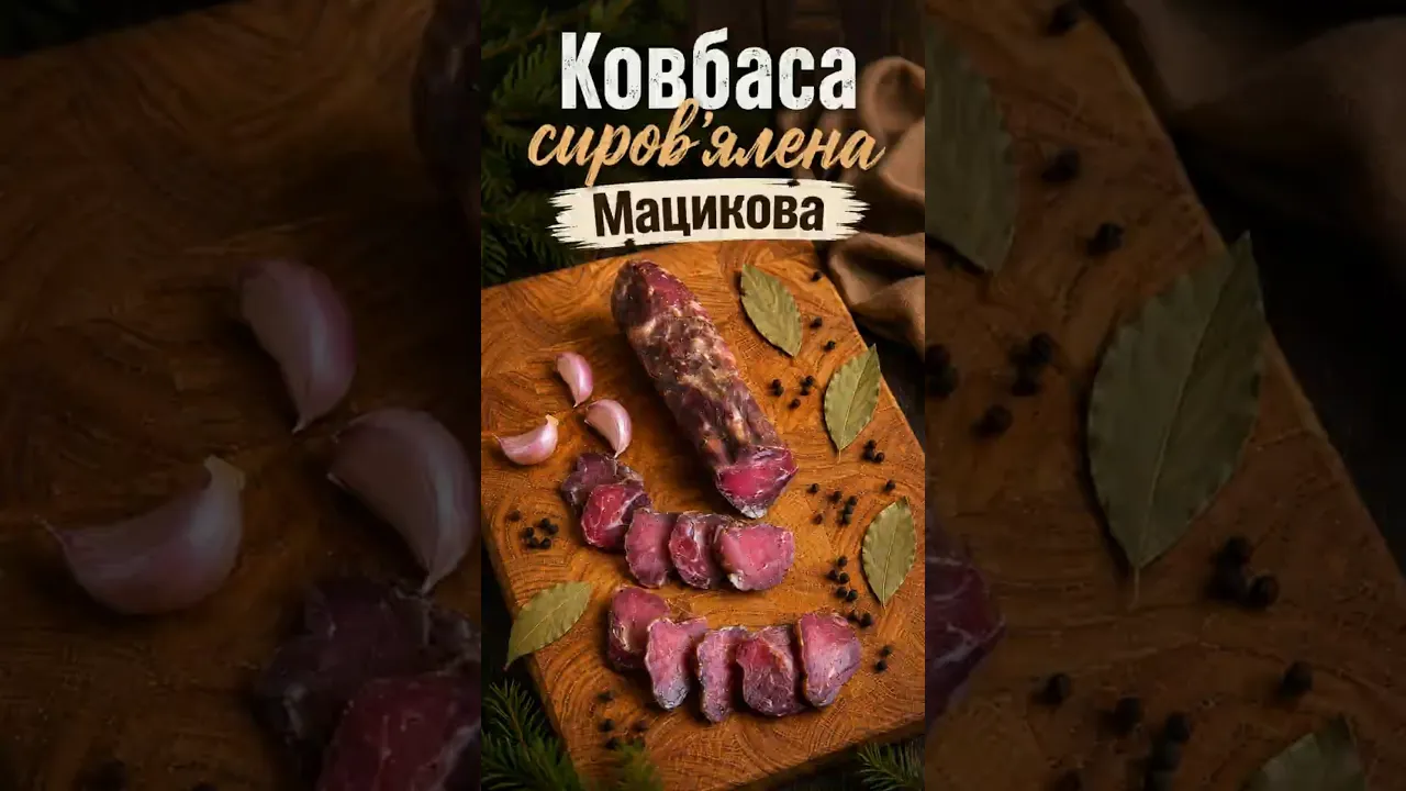Ковбаса сиров'ялена Мацикова