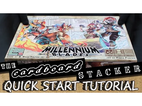 How to Play - Millennium Blades with the Cardboard Stacker