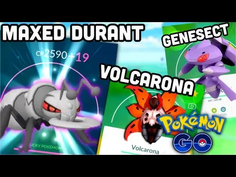 THE POWER OF MAXED DURANT IN POKEMON GO VOLCARONA & GENESECT WILL RULE