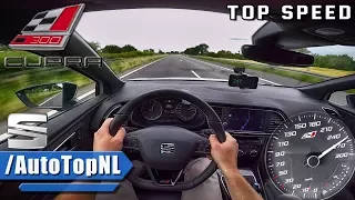 Seat Leon Cupra 300 AUTOBAHN POV Acceleration & TOP SPEED by AutoTopNL