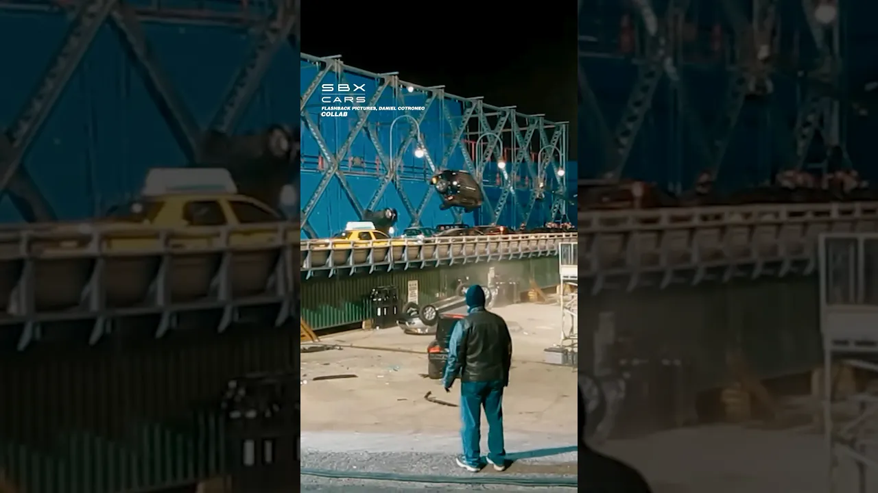 The Amazing Spider-Man (2012) Car Stunt! 🎥 #spiderman #movies #cars