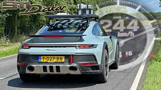 Porsche 911 DAKAR | EXHAUST SOUND & TOP SPEED on AUTOBAHN