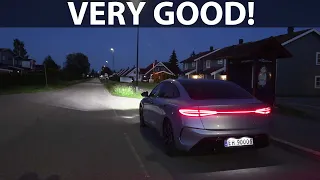 BYD Seal Performance headlights test