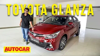 2022 Toyota Glanza - The Maruti Baleno's twin from Toyota | First Look | Autocar India