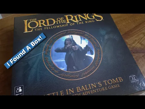 Battle In Balin's Tomb; I Found One! Unboxing & Chat - The Lord Of The Rings SBG Boxed Game