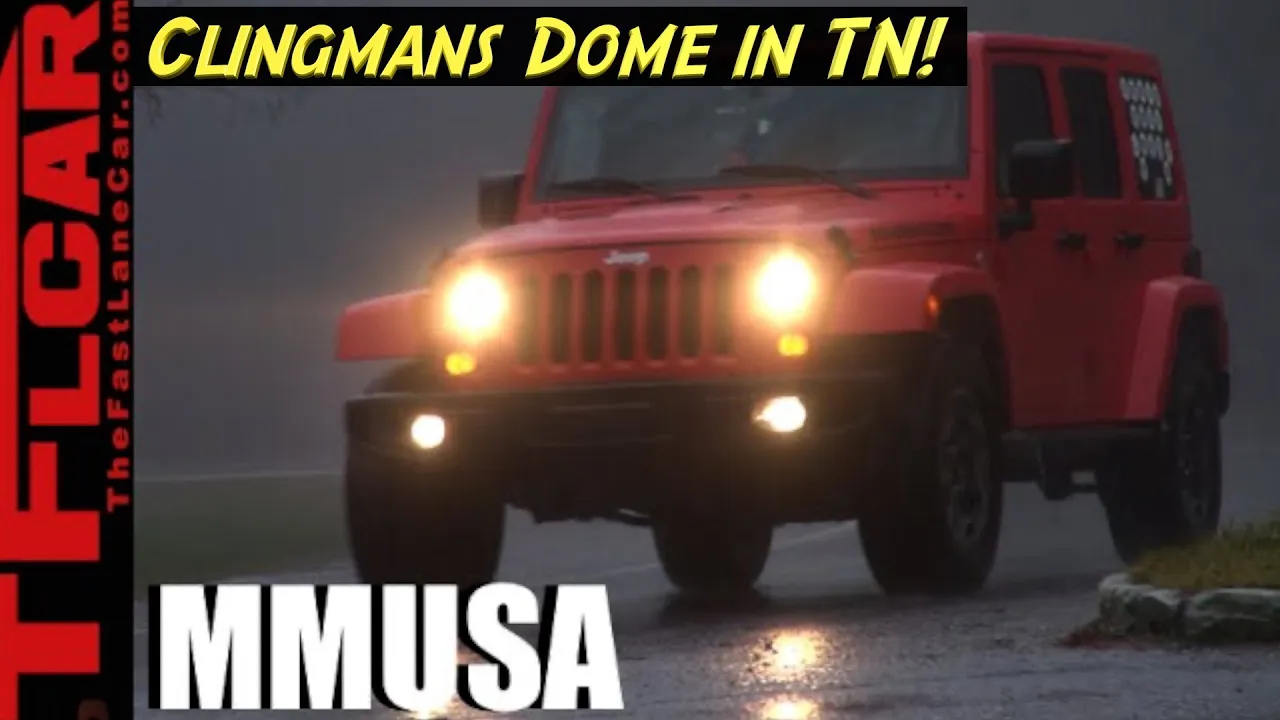 We summit a wet and rainy Clingmans Dome in Tennessee on MMUSA