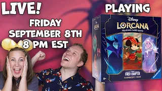 GAME NIGHT! Live Playthrough and Thoughts on Disney Lorcana!
