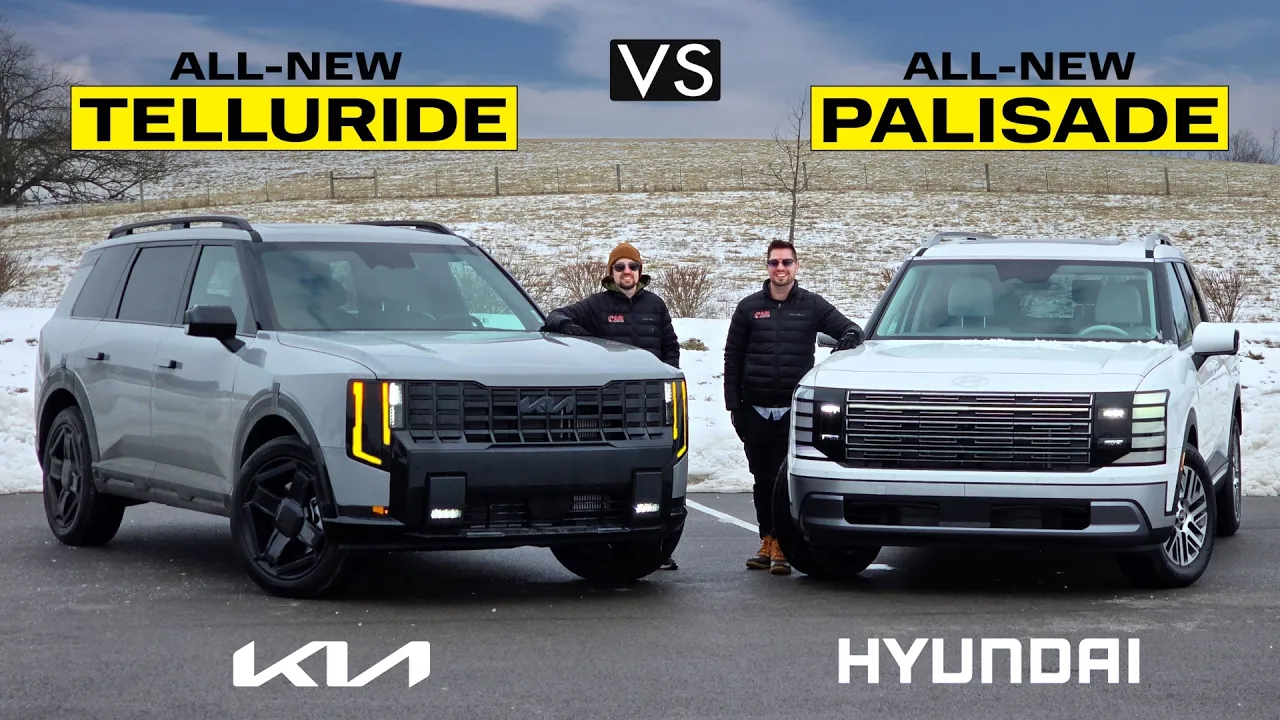 HOTTEST 3-ROWS! -- 2027 Kia Telluride vs. 2026 Hyundai Palisade: Comparison
