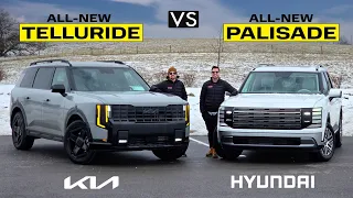 HOTTEST 3-ROWS! -- 2027 Kia Telluride vs. 2026 Hyundai Palisade: Comparison