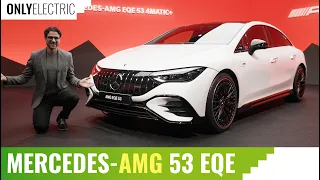 Mercedes-AMG 53 EQE Premiere ! - The Sportiest EQE to Take on Tesla with up to 677bhp