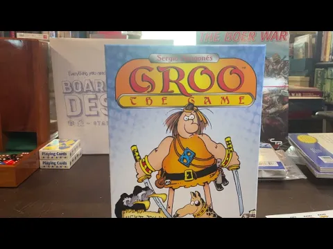Unboxing and Quick Look at Rules for The Groo Game