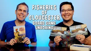 Unboxing Fisheries of Gloucester - New England Fishing Board Game