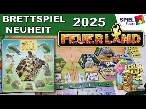 Artengarten Arche Nova Nachfolger Brettspiel Neuheit zur Spiel 2025 von Feuerland auf Berlincon25