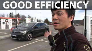 VW ID4 1st 82 kWh range test