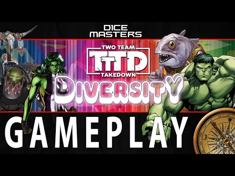 Dice Masters Two Team Takedown Diversity Gameplay | Championship Round | Epic Dice Battles!