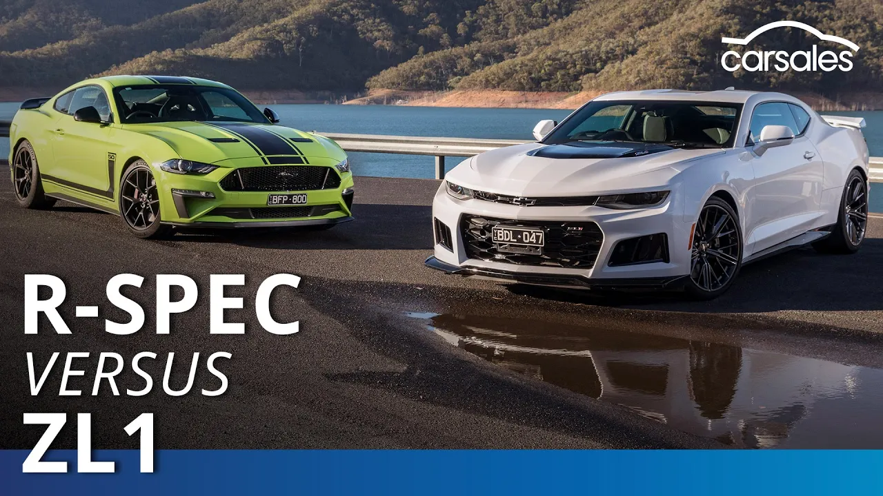 Chevrolet Camaro ZL1 v Ford Mustang R-Spec 2020 Comparison Test @carsales