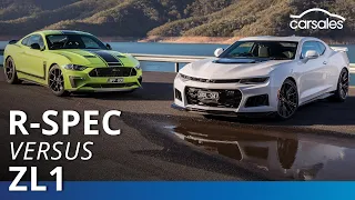 Chevrolet Camaro ZL1 v Ford Mustang R-Spec 2020 Comparison Test @carsales