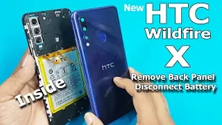 HTC Wildfire X Teardown | How to Open HTC Wildfire X Back Panel and Disconnect Battery