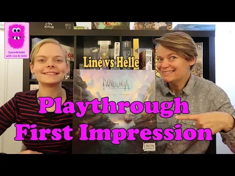 Pandoria, Playthrough & First Impression (In English, board game, Euro game)