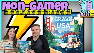 10 Days In The USA - A Non-Gamer's Express Review Of This Trip Building Family Game