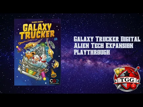 Galaxy Trucker Digital Alien Tech Expansion Playthrough | Full Gameplay
