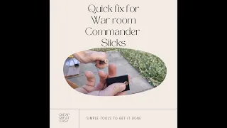 How to quick your commander stick that have broken