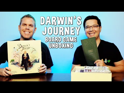 Unboxing Darwin's Journey - Charles Darwin Board Game