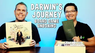 Unboxing Darwin's Journey - Charles Darwin Board Game