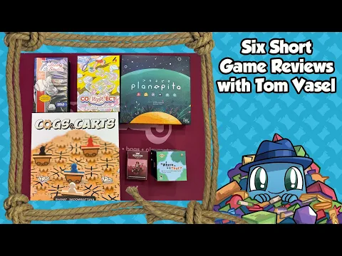 6 Short Game Reviews - with Tom Vasel