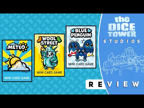 Meteo, Wool Street & Blue Penguin Reviews - What is this? Card Games For Ants!?