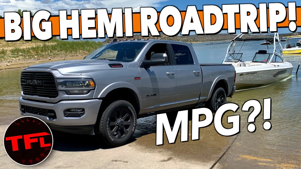 I Took a New Ram HD HEMI V8 Truck Towing a Big Boat Over 700 Miles and Got This MPG!