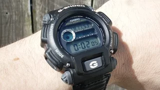 Casio G-SHOCK DW-9052 how to set time and alarm