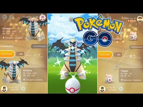 SHINY GIRATINA, DOBLE INTERCAMBIO CON SUERTE, INTERCAMBIO REGIONAL Y
MÁS! [POKÉMON GO DAVIDPETIT]