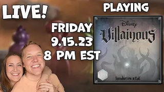 GAME NIGHT! Live Playthrough and Thoughts on Villainous: Introduction to Evil!