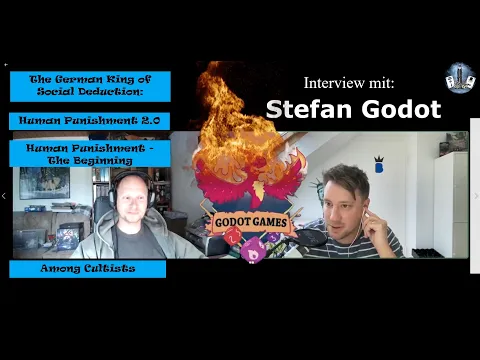 Interview mit STEFAN GODOT - The German Expert of Social Deduction (Godot Games) & Among Cultists!