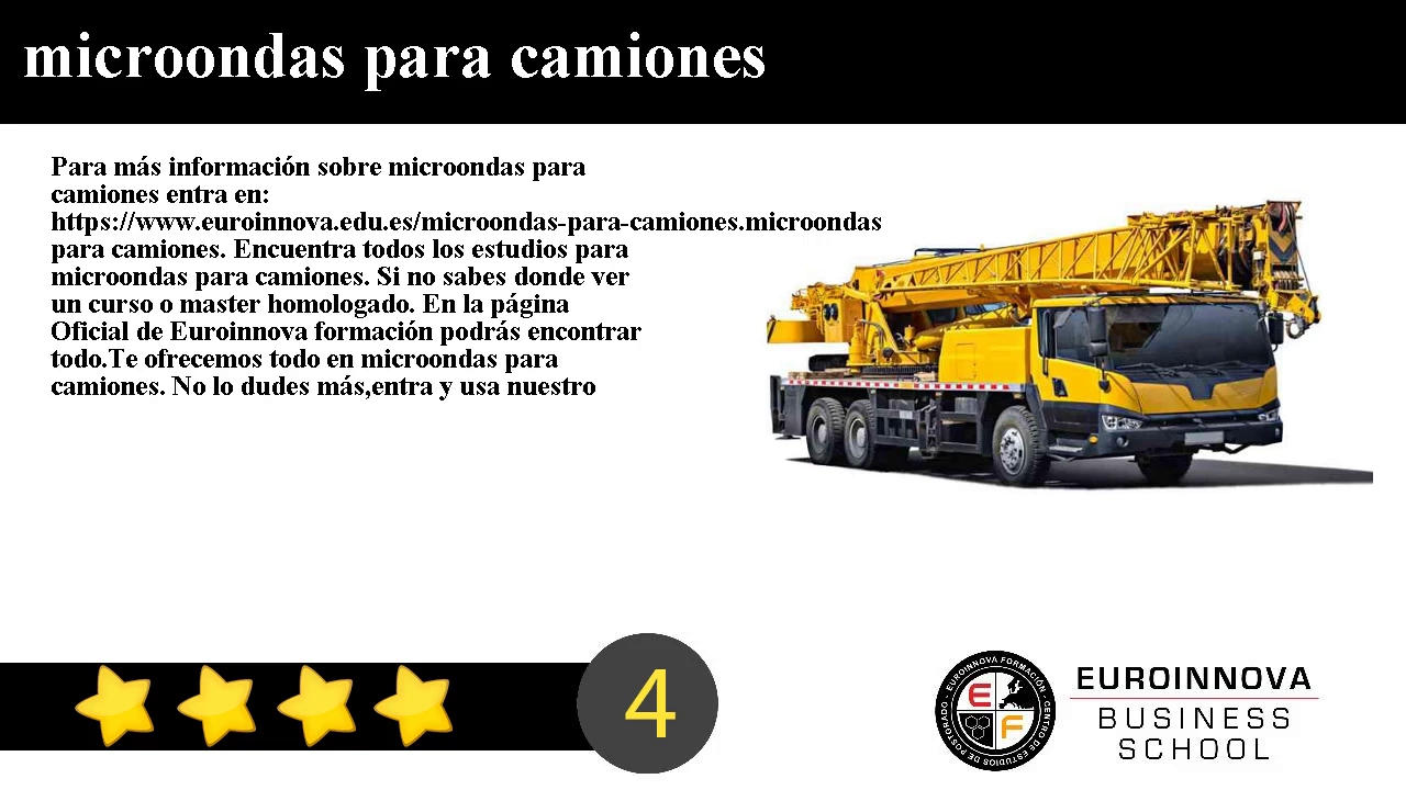 Horno Microondas Para Camion